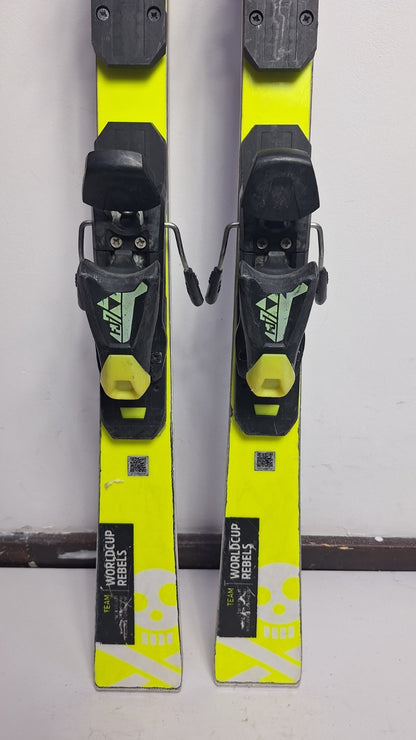 HEAD WC Rebels i.SL RD Team 138cm Ski + Fischer 7.5 Bindings Winter Sport