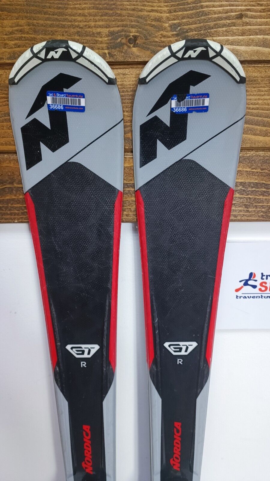 Sci Nordica GT EVO 152cm + attacchi Elan 7.5 Divertimento invernale Sport sulla neve