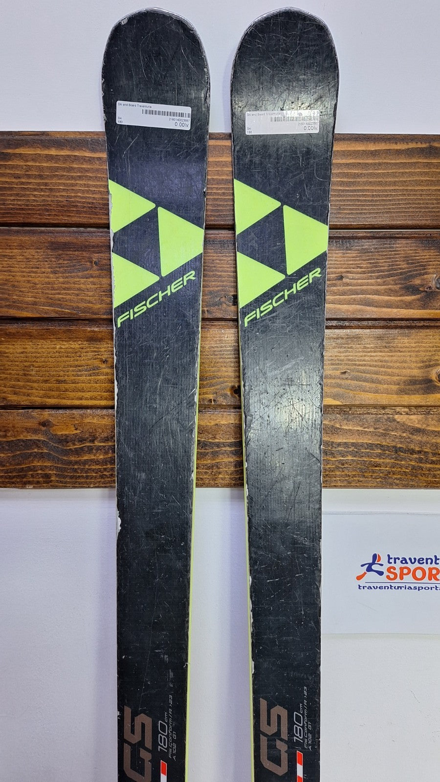 Fischer RC4 WC GS 180 cm Ski + HEAD 17 Bindung Wintersport Schneespaß