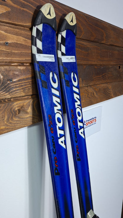 Atomic Pro Carv 6'22  170 cm Ski + Salomon 10  Bindings Winter Snow Outdoor Fun