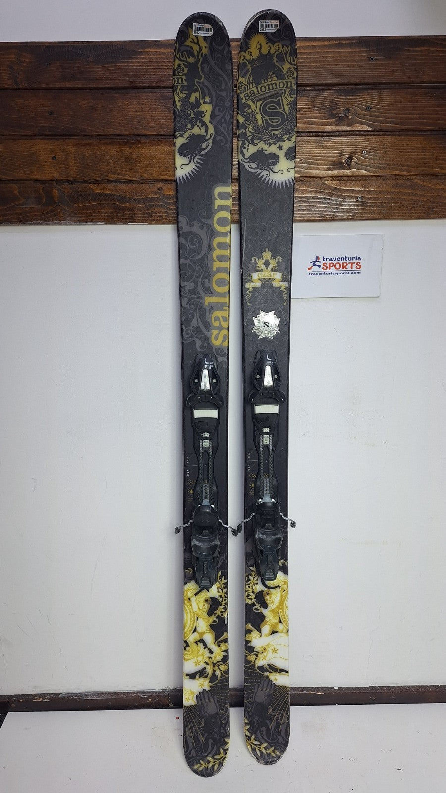 Salomon Czar 174cm  Ski + Elan 10 Bindings Winter Sport Fun