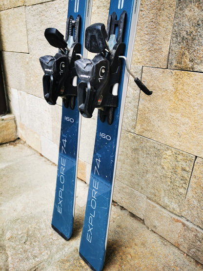 Elan Explore 74 RS LS 160cm  Ski + Elan 10 Bindings Adventure Winter Sport