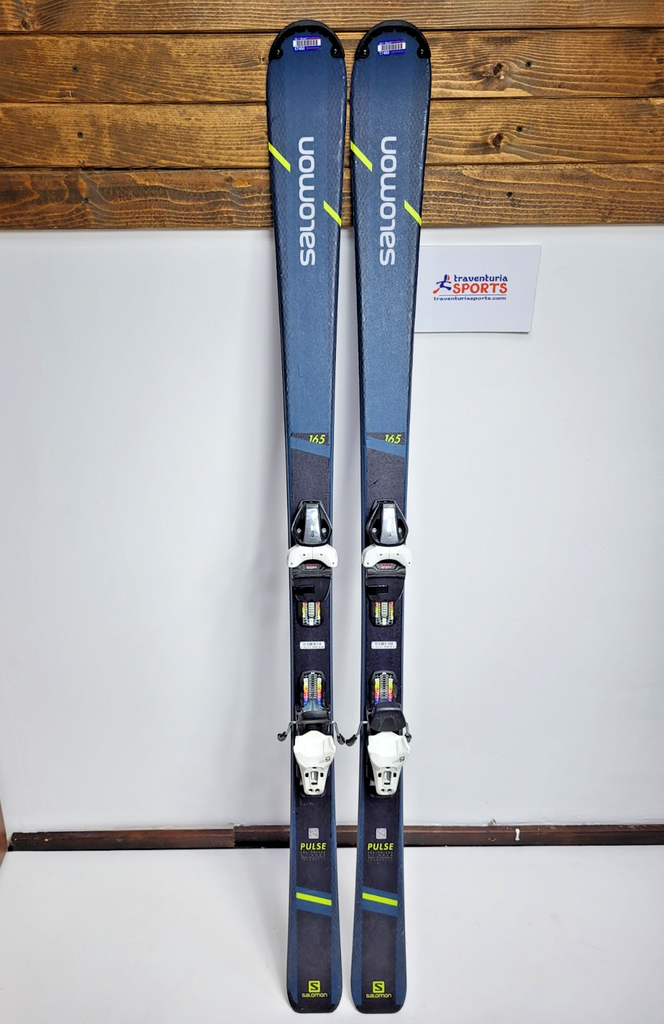 Salomon Pulse 165 cm Ski + Fischer 9  Bindings Adventure Winter Sport