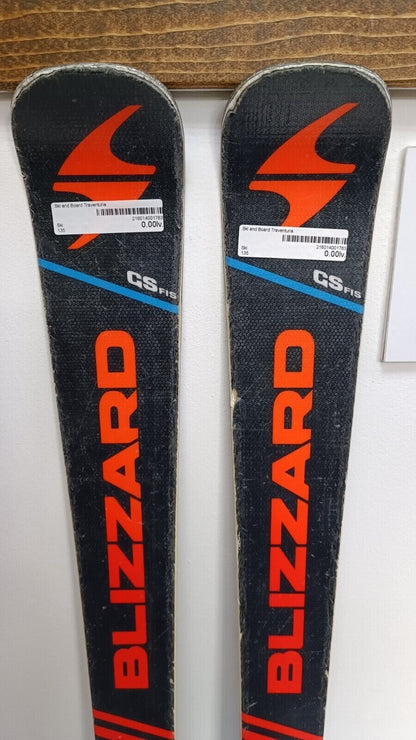 Ski Blizzard GS FIS 135 cm + fixations Fischer 7.5, sports d’hiver et neige