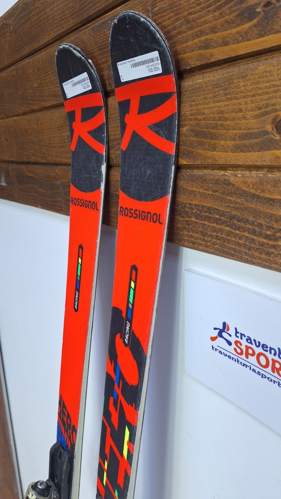 Sci Rossignol Hero Athele GS Pro 158 cm + attacchi Look 10 Divertimento invernale Sport sulla neve