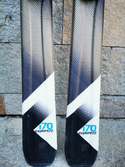 Elan Explore 72 170 cm  Ski + Elan ESP 10 Bindings Adventure Winter Sport