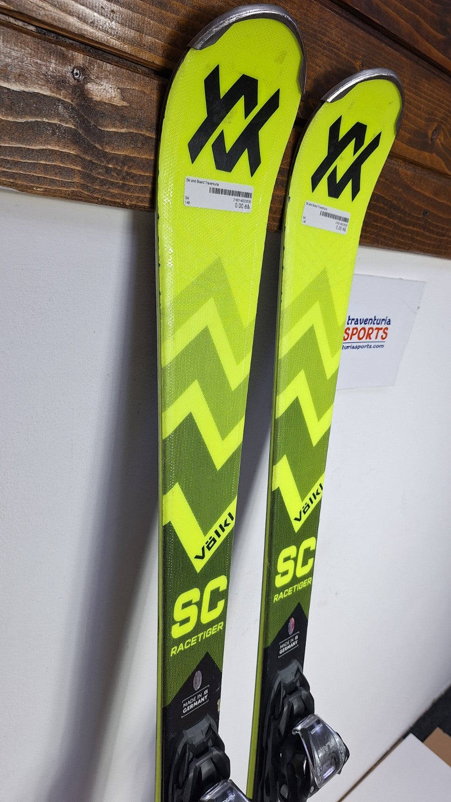 Volkl Racetiger SC 148cm Ski + Marker 10 Bindings Winter Sport
