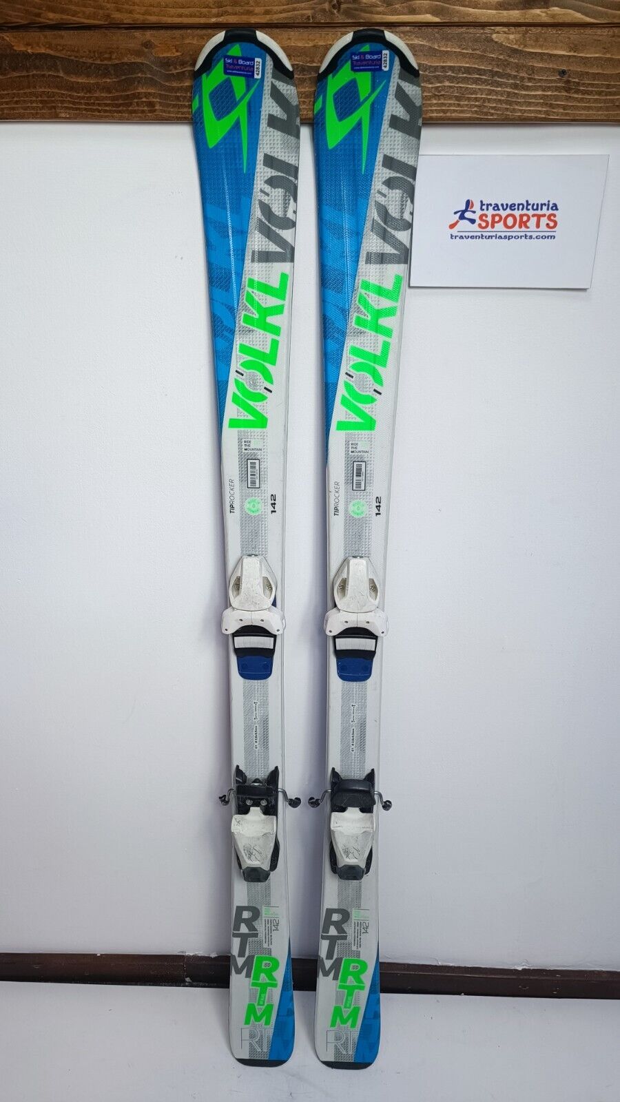 フォルクル　RTM7.4 142センチ Volkl RTM 142cm Ski + Elan 7.5 BSL Bindings Winter Sport