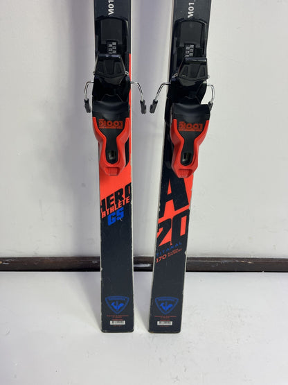 Sci Rossignol Hero Athlete GS 170 cm + Attacchi New Look 11 Divertimento sulla neve in inverno