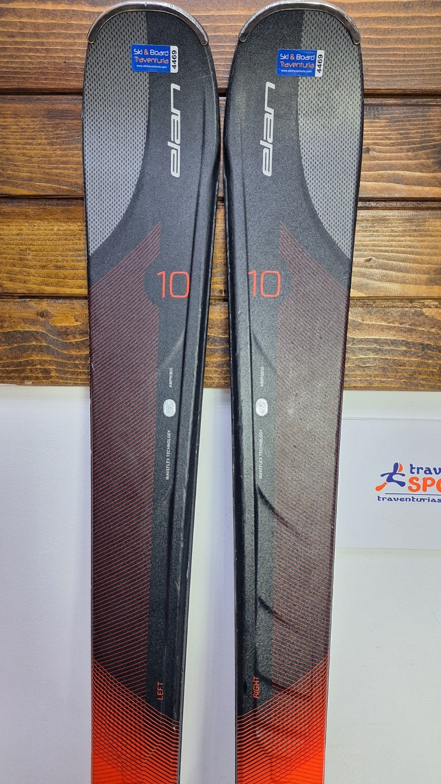 Elan Amphibio 10 168cm Ski + Elan EL 10  Bindings Winter Adventure Outdoor