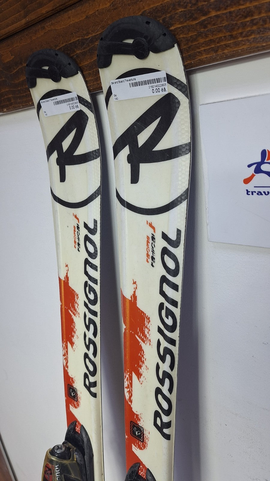 Sci Rossignol Radical 140 cm + Attacchi Rossignol 7 Sport Invernali Neve