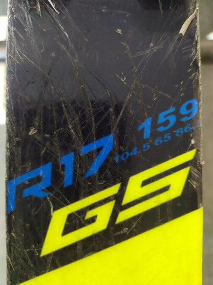 Salomon X-Race JR GS 159 cm Ski + NEUE Tyrolia SX10 Bindungen Winter Fun BSL