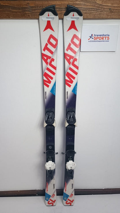 Atomic Redster SL 138cm Ski + Atomic 7 Bindungen Wintersport