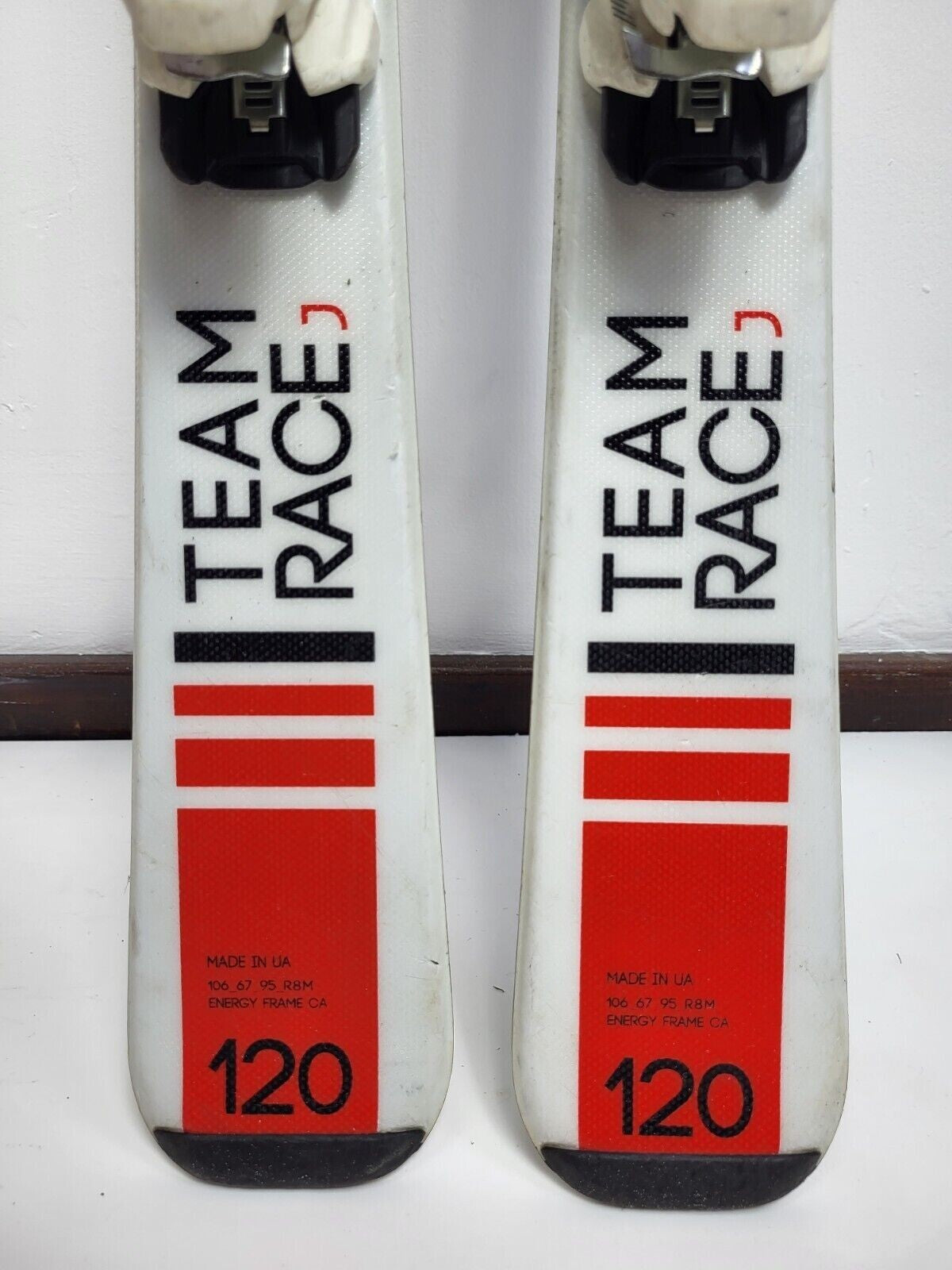 Nordica Team Race 120 cm Ski + Fixations Marker 7 Sport Plaisir hivernal