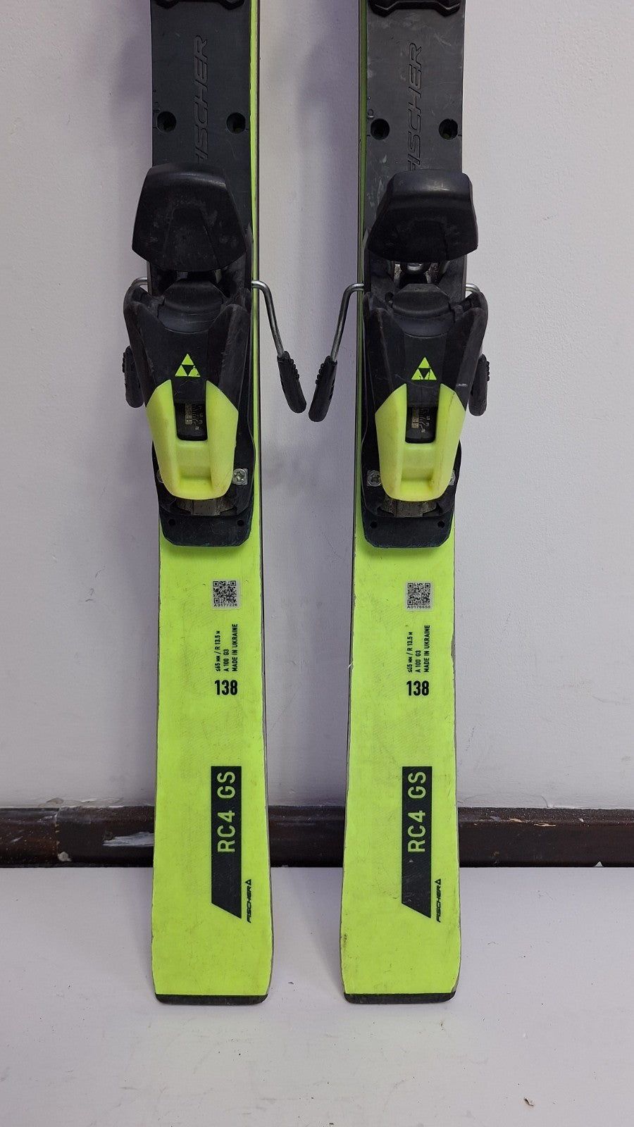 Sci Fischer RC4 GS 138cm + attacchi Fischer Z9 Sport invernali