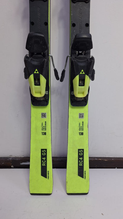 Sci Fischer RC4 GS 138cm + attacchi Fischer Z9 Sport invernali