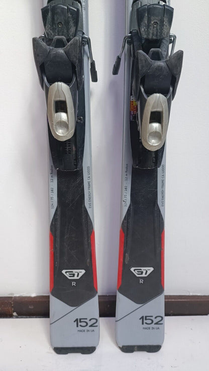 Sci Nordica GT EVO 152cm + attacchi Elan 7.5 Divertimento invernale Sport sulla neve