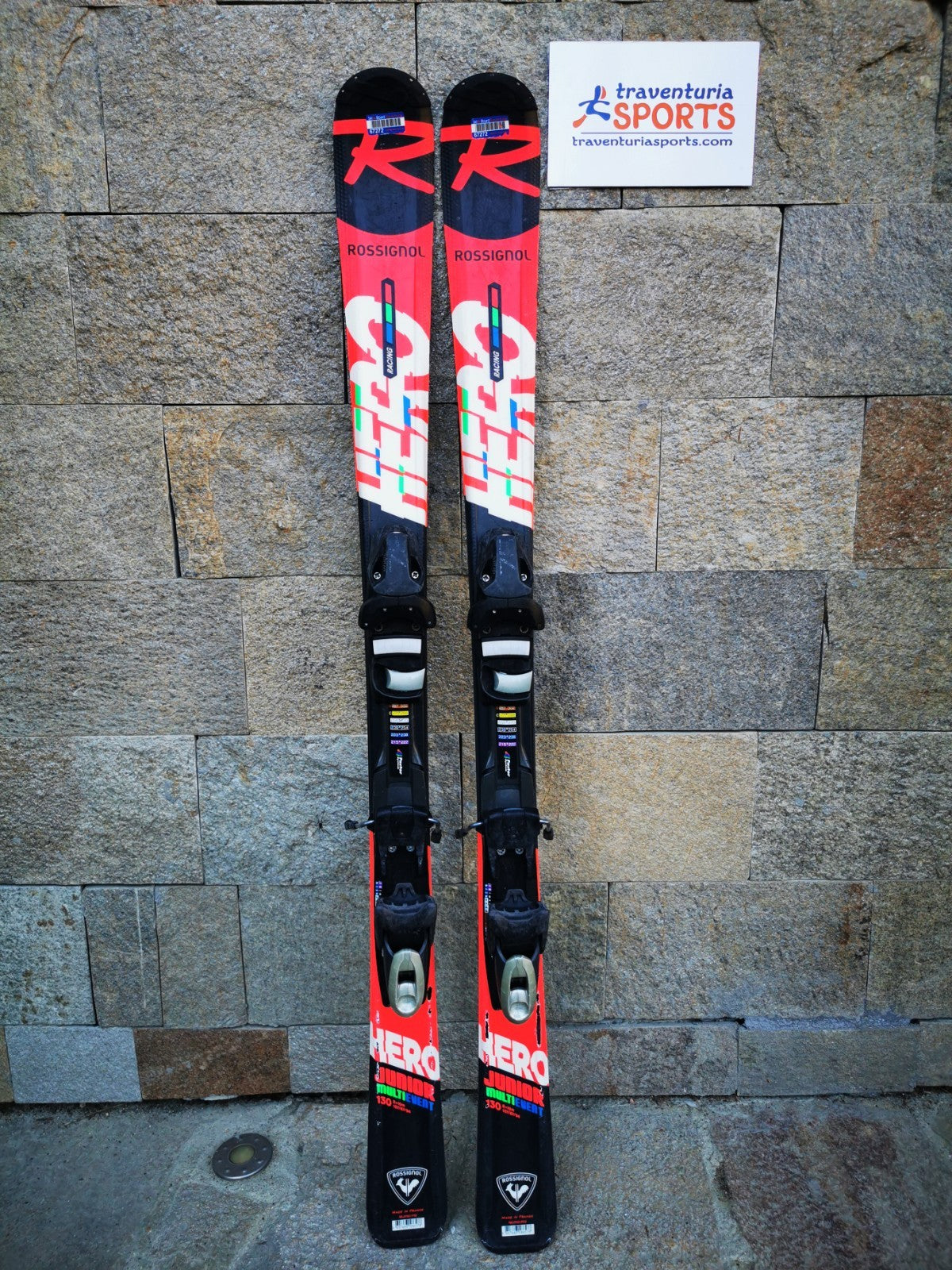 Rossignol HERO J MultiEvent  130cm  Ski + Tyrolia SP 7.5 Bindings  Winter Sport