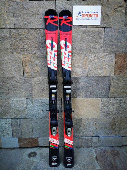 Rossignol HERO J MultiEvent  130cm  Ski + Tyrolia SP 7.5 Bindings  Winter Sport
