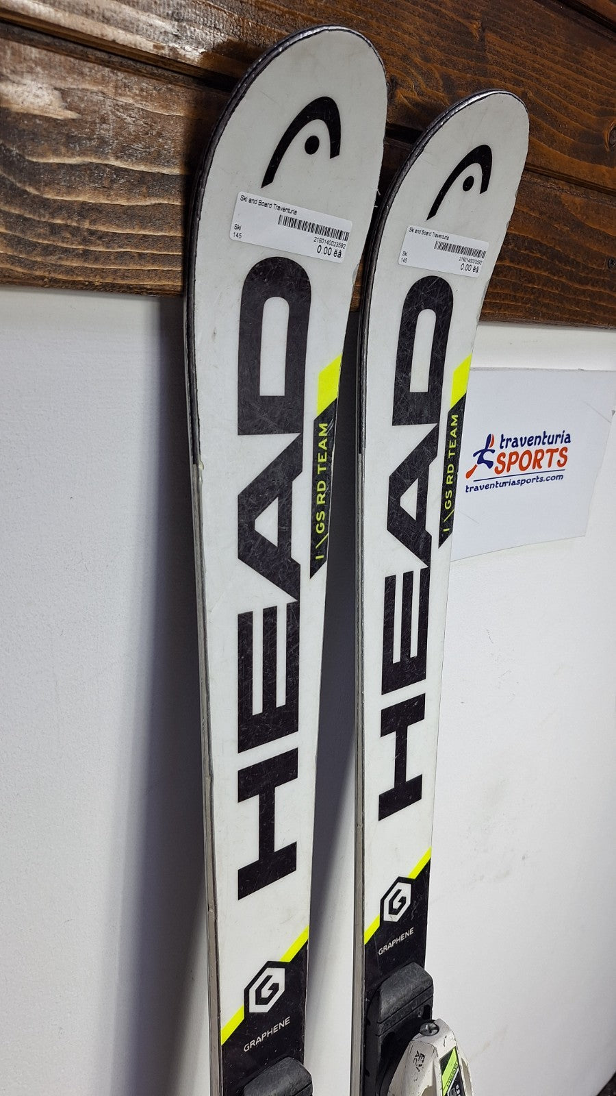 HEAD World Cup Rebel 145cm Ski + HEAD 9 Bindings Winter Sport