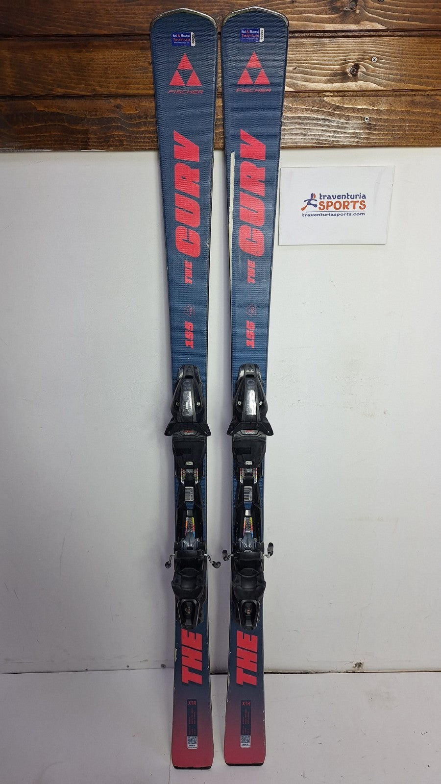 Fischer XTR The Curv  155 cm Ski + Fischer RS 10 Bindings Winter Sport  Snow