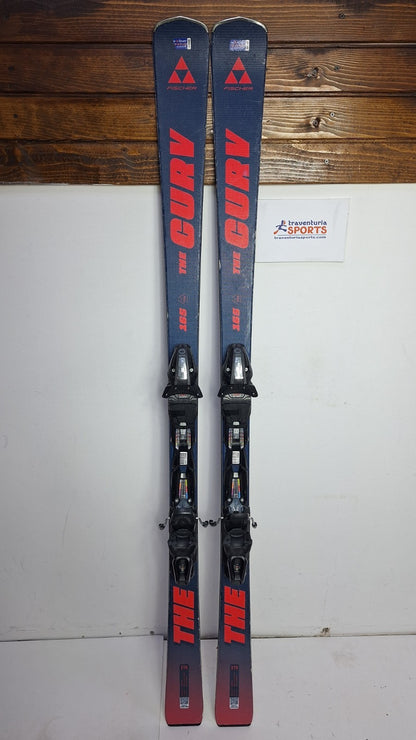 Fischer XTR The Curv  165 cm Ski + Fischer RS 10 Bindings Winter Sport  Snow