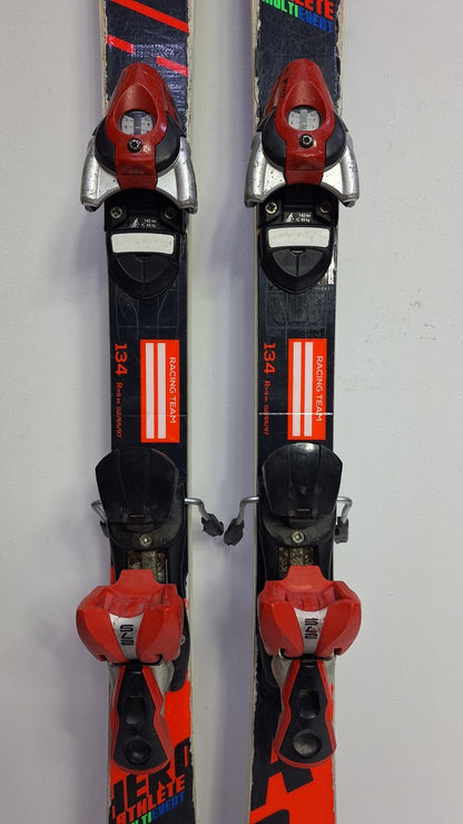 Sci Rossignol Hero Athlete Multievent 134 cm + attacchi Atomic 7.5 Inverno Neve