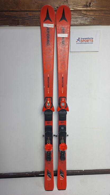 Atomic Redster G9 145 cm Skis + Atomic 10 Bindings Winter Fun Snow
