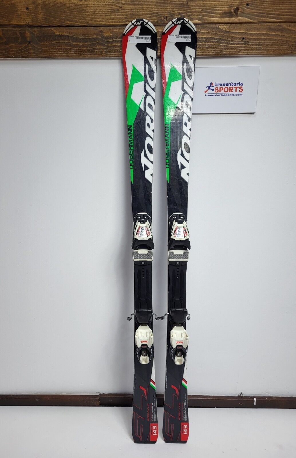 Nordica Dobermann WC SL 143 cm Ski + Marker 10 Bindings Sport