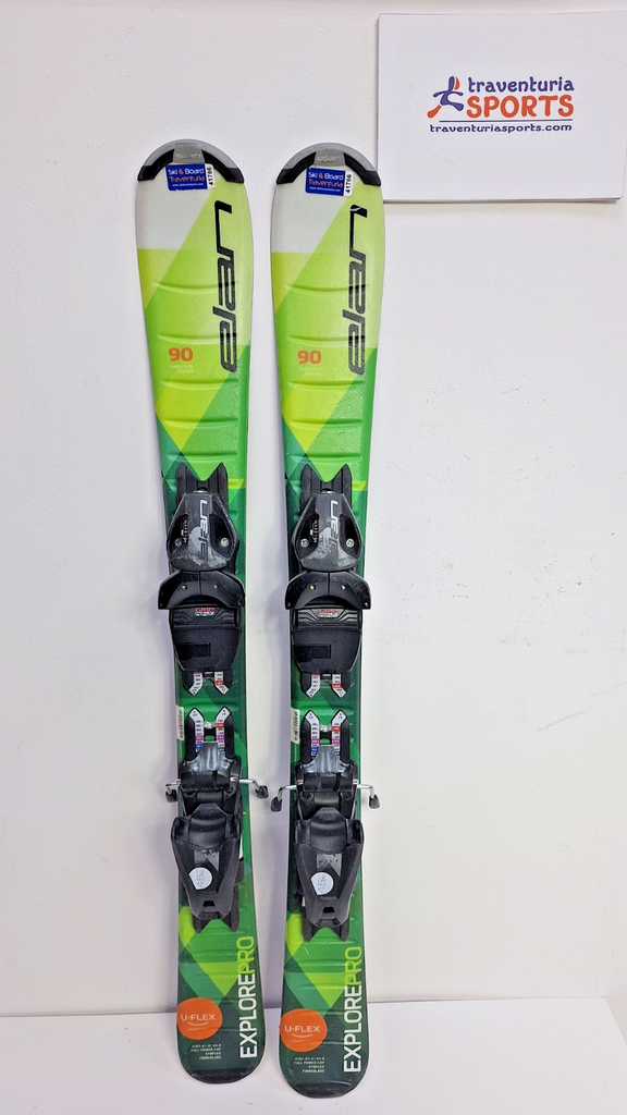 Elan Explore Pro 90 cm Ski + Elan ESP 4.5 Bindungen Wintersport Schnee
