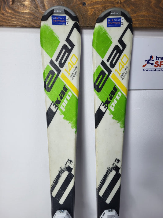 Elan Exar Pro 140 cm Ski + NEW Tyrolia 7.5 Bindings Sport Snow Winter Fun