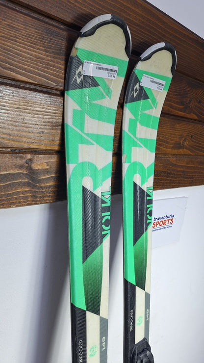 Volkl RTM 149 cm Ski + Marker 10 Bindings Fun Snow Winter Sport Piste