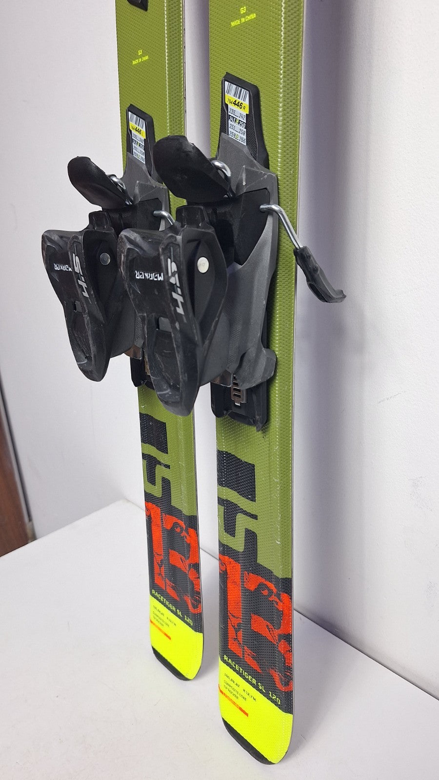 Völkl Racetiger 13 SL 120 cm Ski + Marker 4.5 Bindung Wintersport Schneespaß