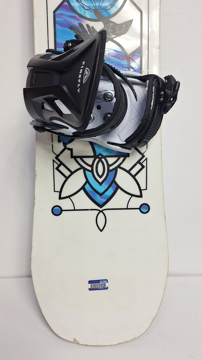 Snowboard Salomon Gypsy 138 cm + fixations Farefly S neuves Sport Hiver Amusement