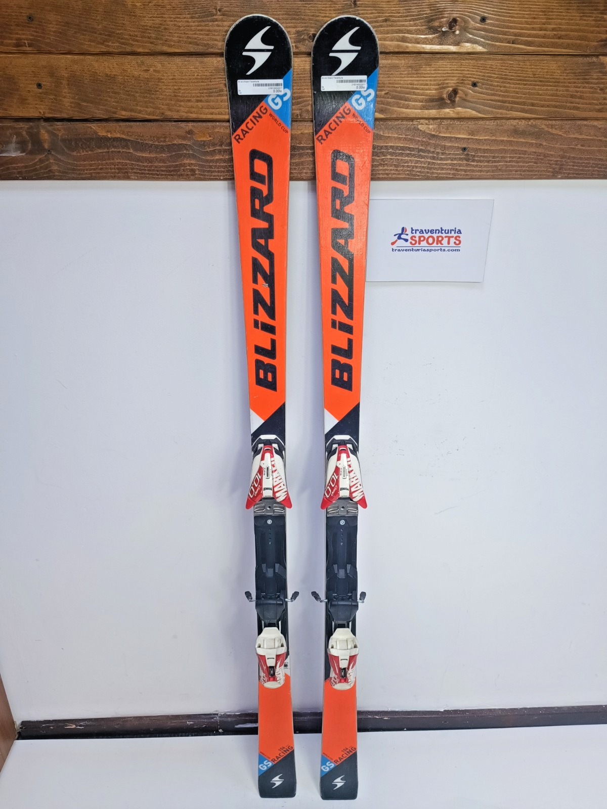 Ski Blizzard Racing GS World Cup 156 cm + fixations Marker 10, hiver, neige et sport