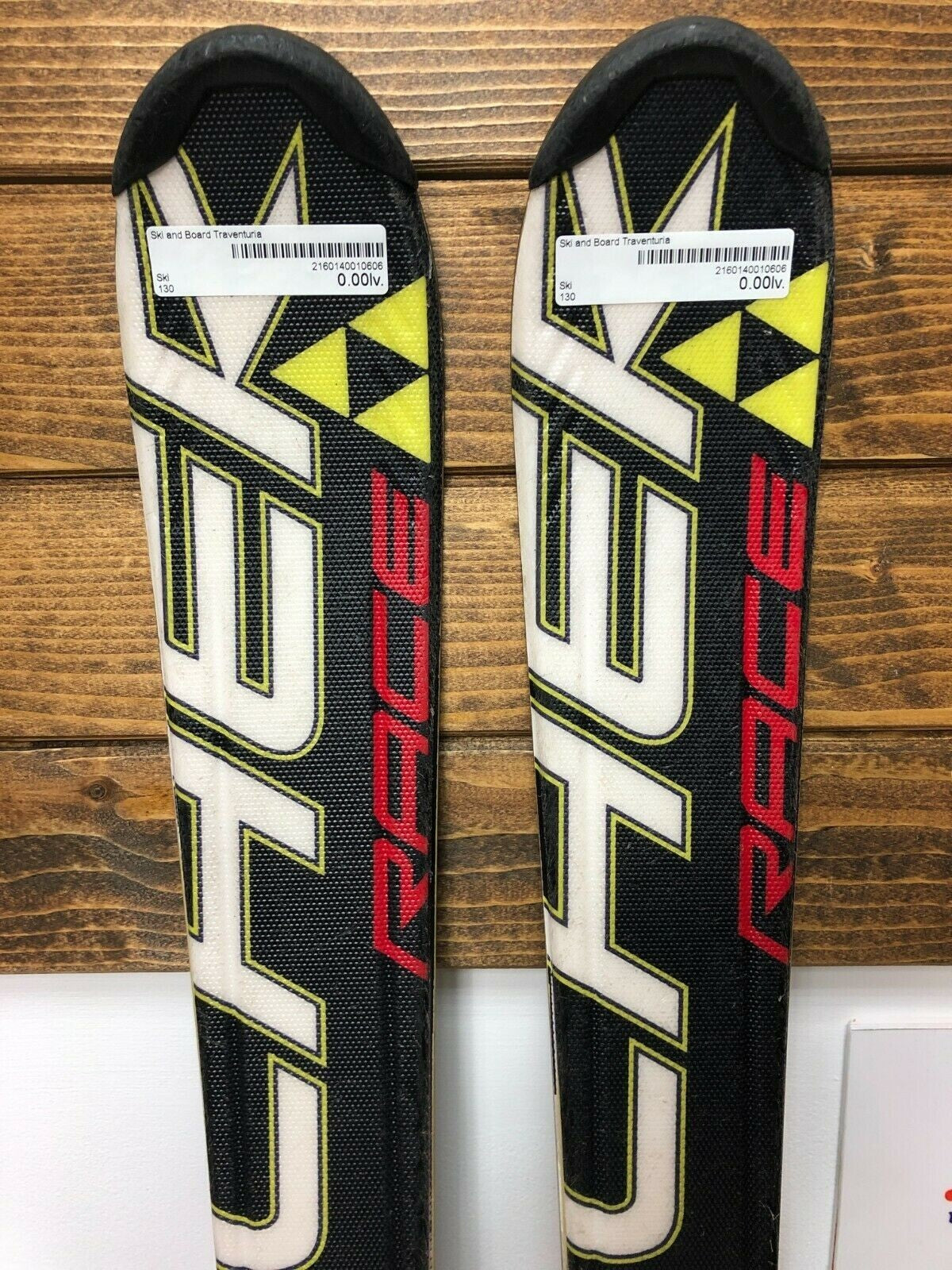 Fischer RC4 Race 130 cm + Fischer 4.5 Bindungen Wintersport Spaß Schnee Outdoor
