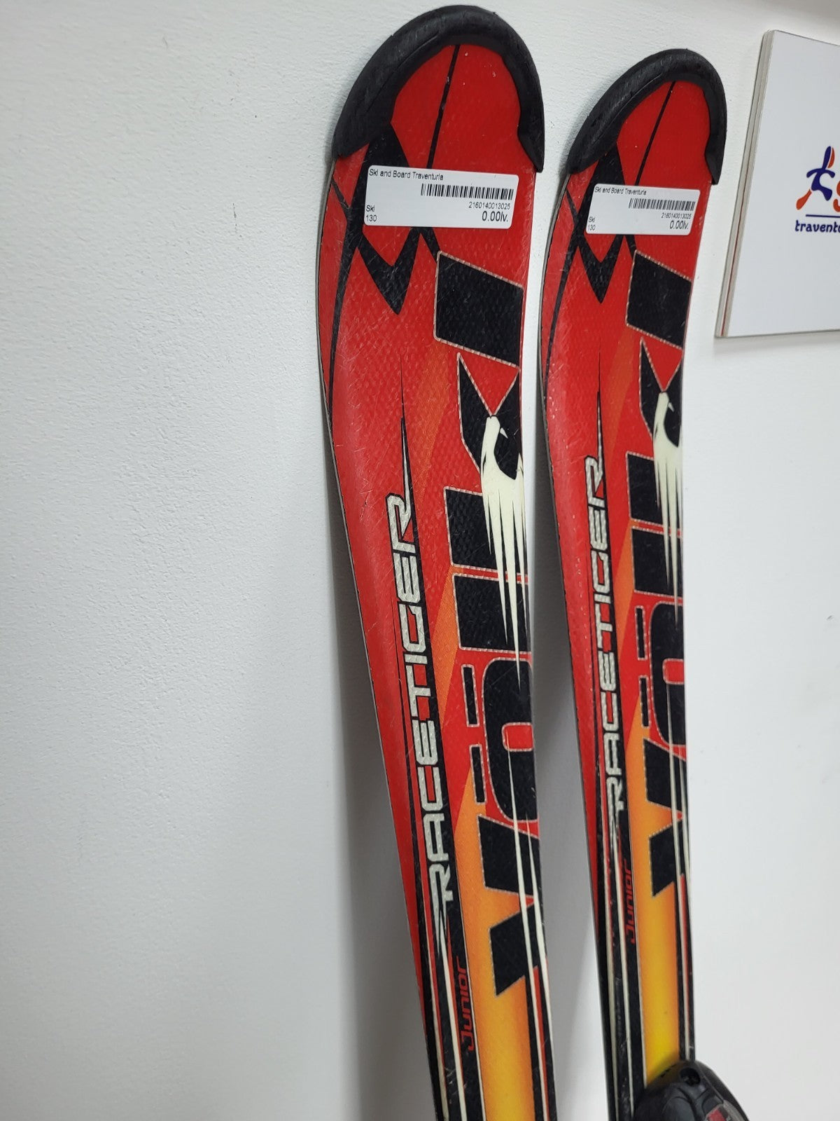 Sci Völkl Racetiger GS R JR 130 cm + Attacchi Marker 7 Sport Invernali Divertimento sulla Neve