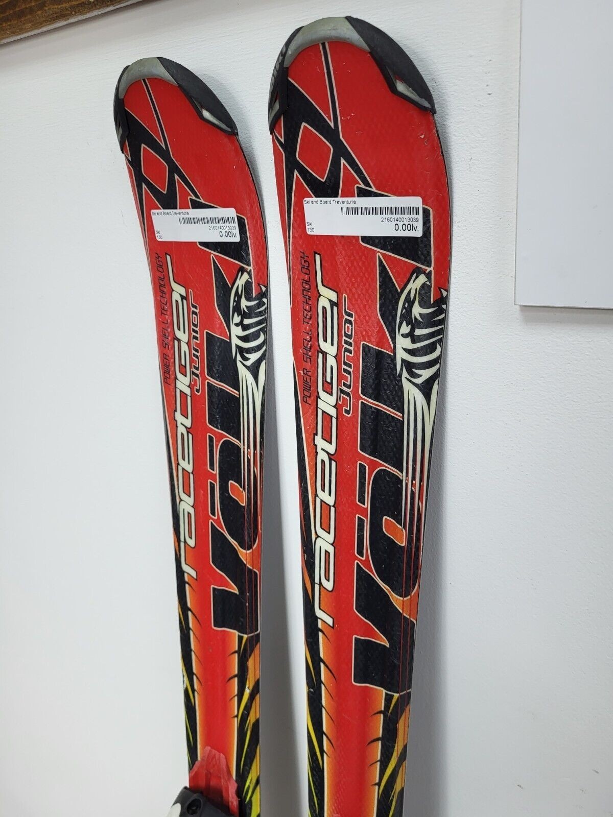 Völkl Racetiger GS R JR 130 cm Ski + Marker 7 Bindungen Wintersport Schneespaß