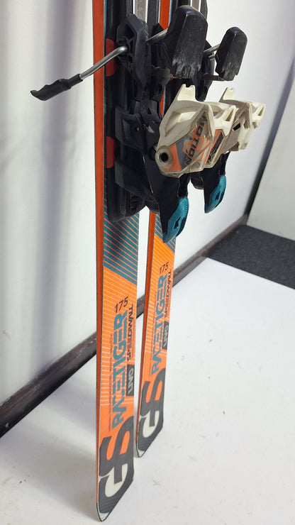 Volkl Racetiger Speedwall GS 175cm Ski + Marker 12 Bindings Snow Winter Sport