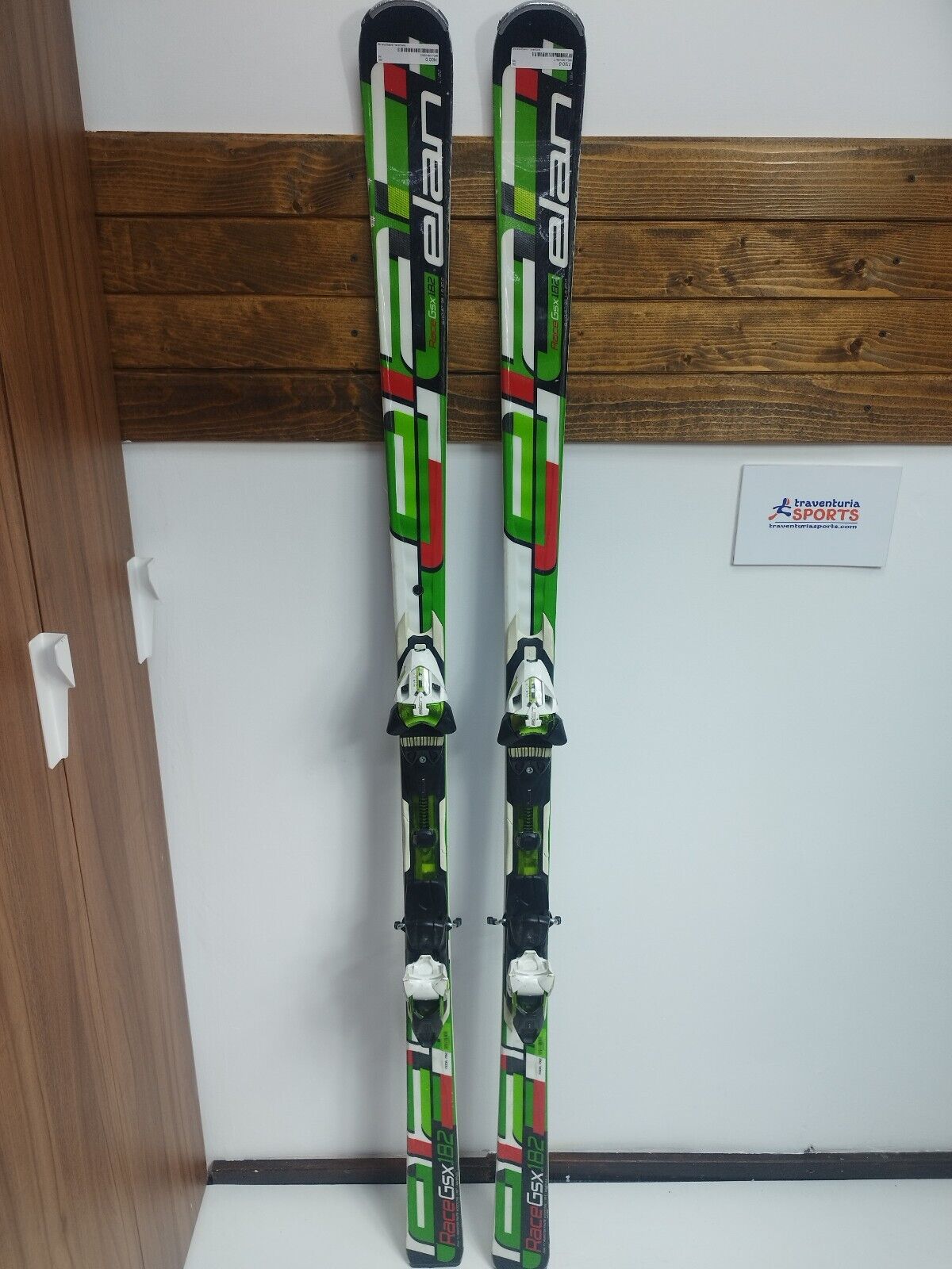 Ski Elan GSX 182 cm + fixations Elan EL 14 Hiver Loisirs Neige Aventure Sport