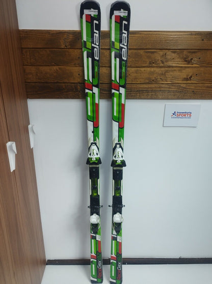 Ski Elan GSX 182 cm + fixations Elan EL 14 Hiver Loisirs Neige Aventure Sport