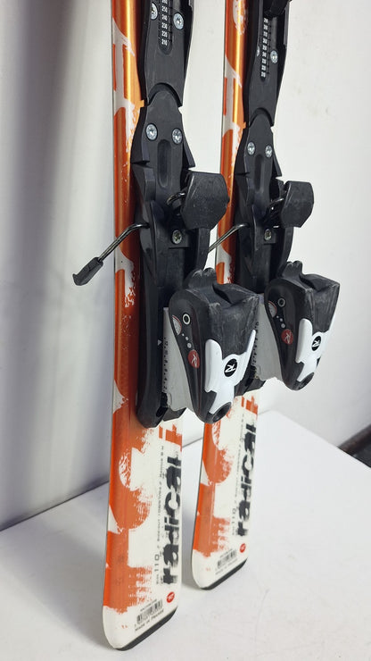 Rossignol Radical 110 cm Ski + Rossignol 4.5 Bindungen Wintersport Schnee