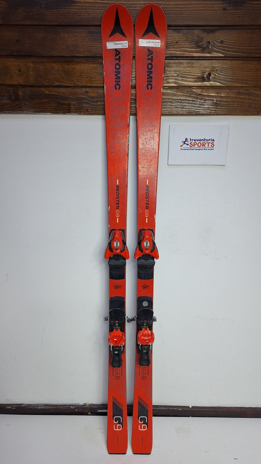 Atomic Redster G9 166 cm Skis + Atomic 10 Bindings Winter Fun Snow