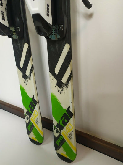 Elan Exar Pro 140 cm Ski + NEW Tyrolia 7.5 Bindings Sport Snow Winter Fun