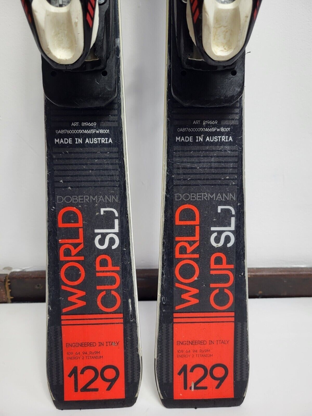 Nordica Dobermann WC SL J 129 cm Ski + Marker 10 Bindungen Sport Winterspaß