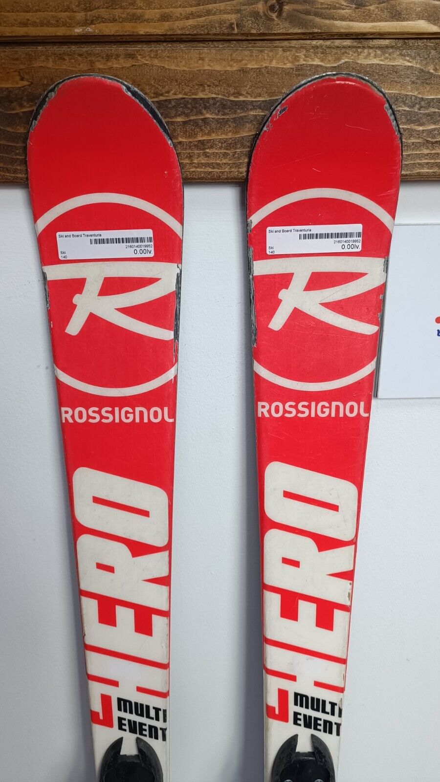 Ski Rossignol Hero J MultiEvent 140cm + fixations Look 7 Aventure hivernale Hiver
