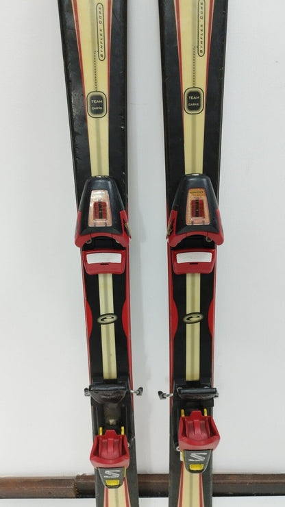Ski Elan Team Carve 118 cm + fixations Salomon 4.5 Sport d'hiver Plaisir