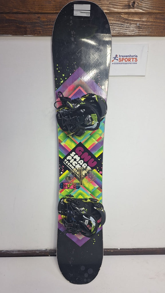 GNU Smart Pickle PBTX 148cm Snowboard + SP(sLAB Series) M Bindings  Fun Snow