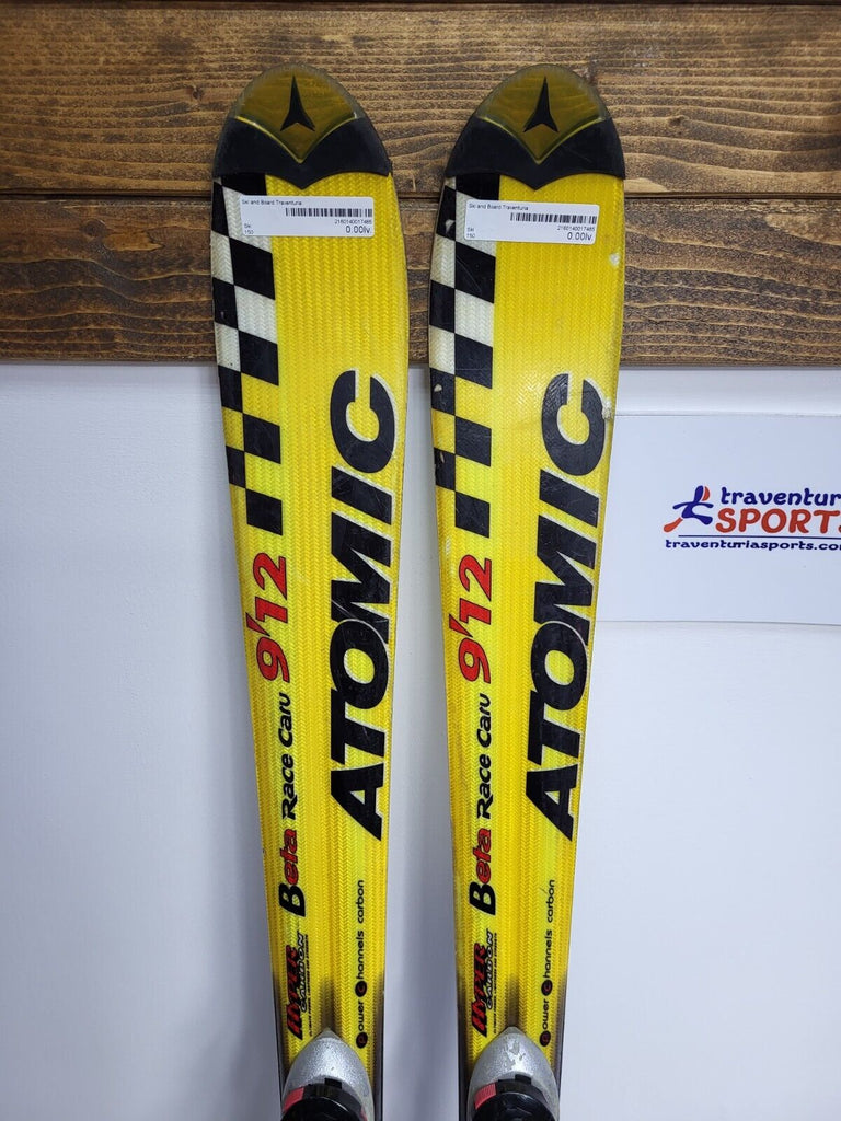 Atomic Beta Carv Race 150 cm Ski + Atomic 12 Bindings Winter Snow