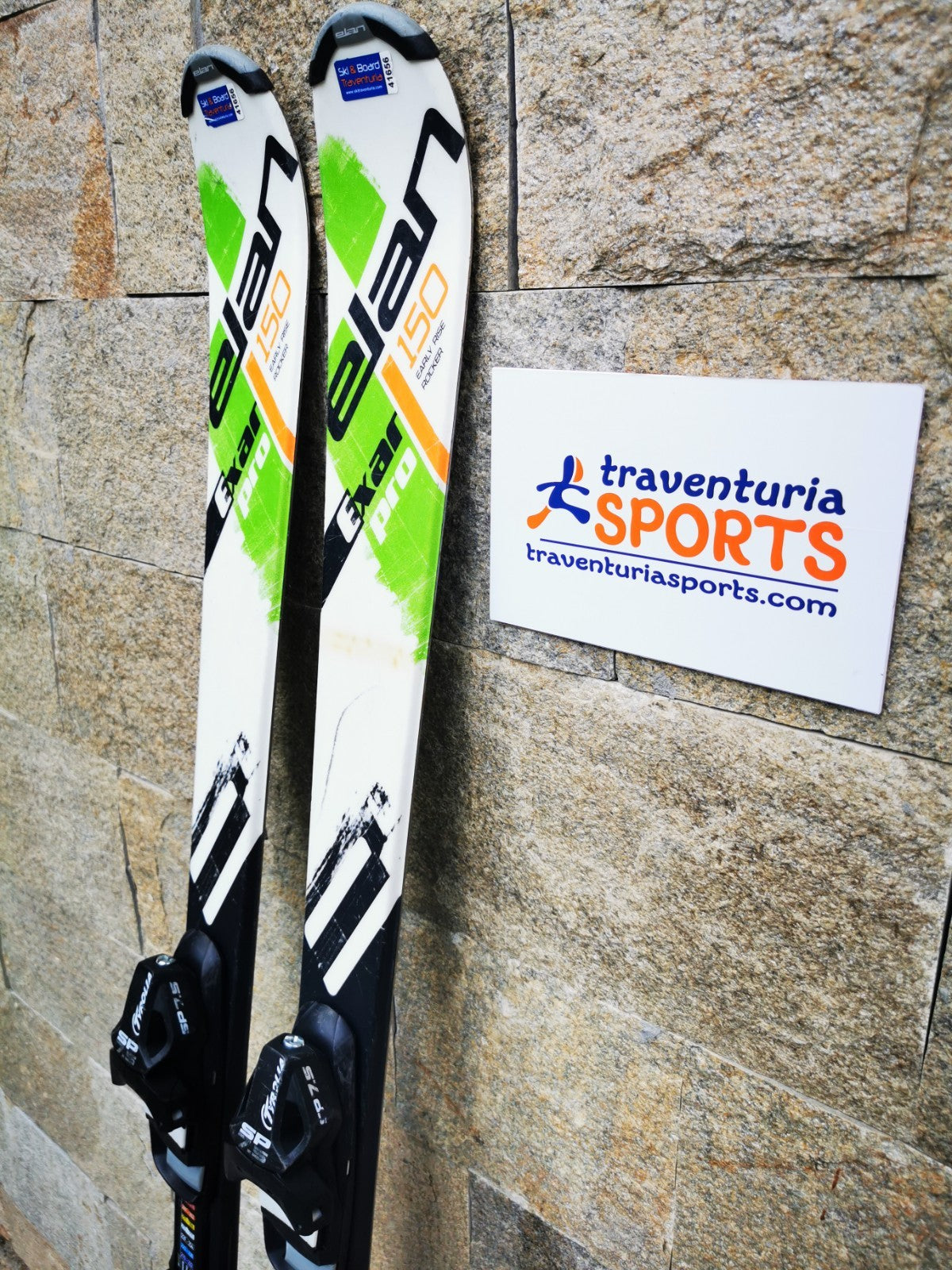 Elan Exar Pro 150cm  Ski + Elan SP 7.5 Bindings Adventure Winter Sport